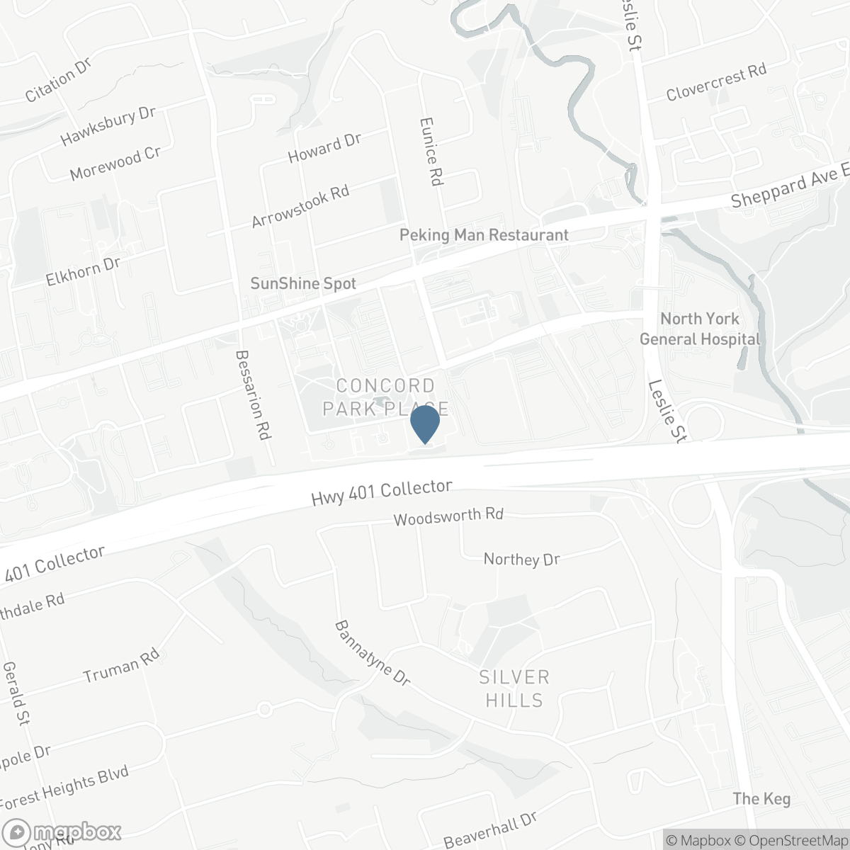 1005 - 115 MCMAHON DRIVE, Toronto, Ontario M2K 0E3